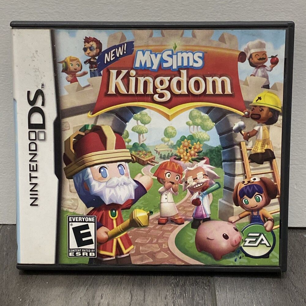 MySims Kingdom Nintendo DS Video Game Tested Working Complete CIB Retro 2000s